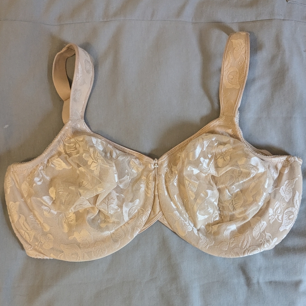Elegant Lace Bra in Cream